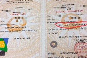 Đừng phí tiền cho mấy tờ chứng chỉ liên quan đến tiêm truyền